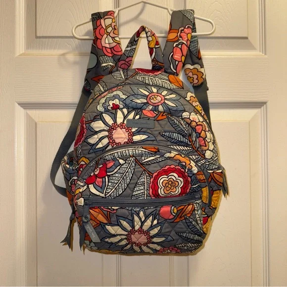Vera Bradley Quilted Essential Compact Backpack - Picture 1 of 10